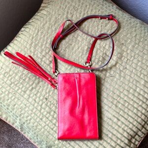Vince Camino cross body or wristlet cell line & credit card holder